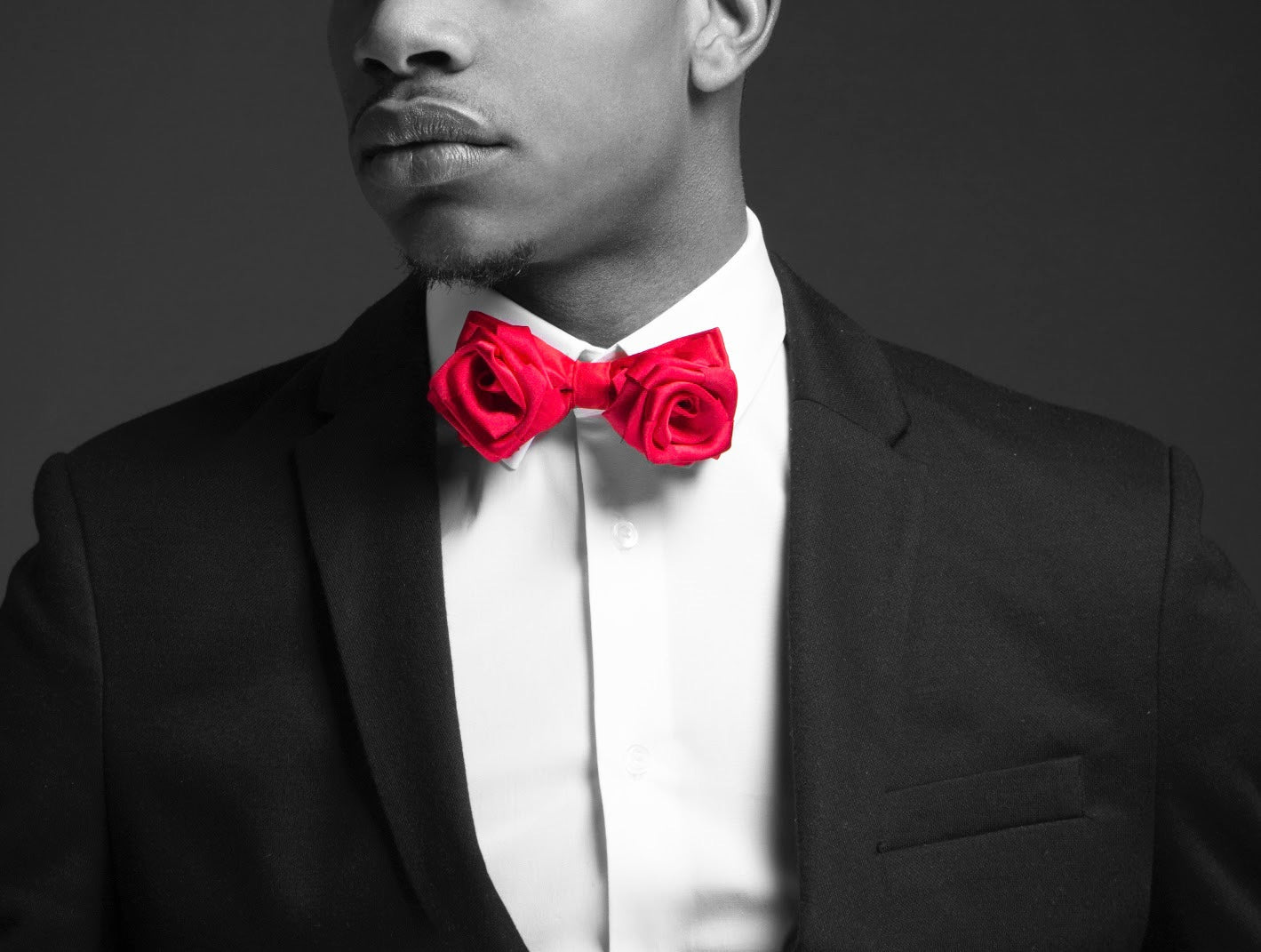 Rose Bow Tie